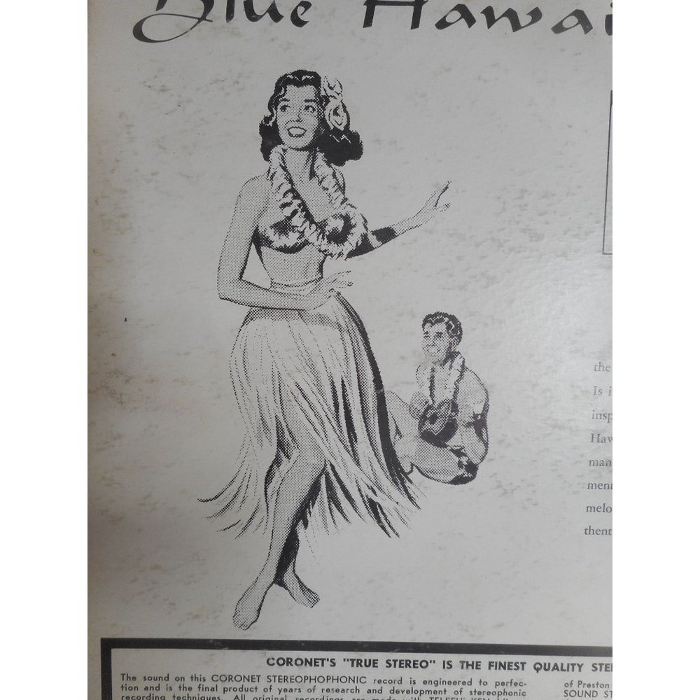 Blue Hawaiian Waters Harry Kaapuni and His Royal Polynesians LP Vinyl Record - Picture 4 of 7